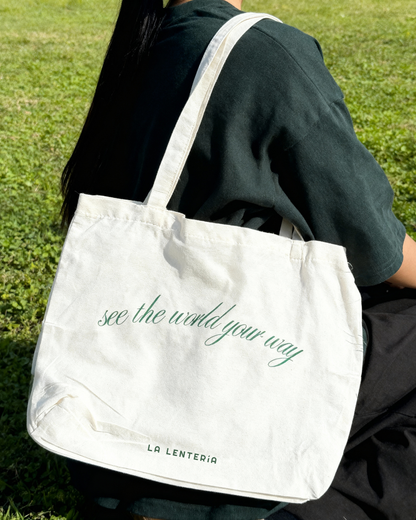 TOTE BAG WIDE TELA